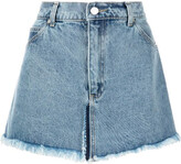 Heart Pocket Denim Mini Skirt 