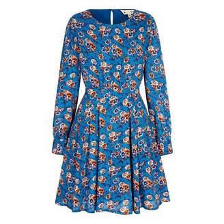 Yumi Pansy Print Tunic Dress