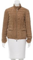 Thumbnail for your product : Moncler Delfi Suede Jacket