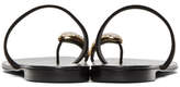 Thumbnail for your product : Giuseppe Zanotti Black Patent Ring Sandals