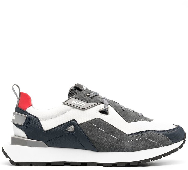 mens grey hugo boss trainers