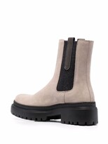 Thumbnail for your product : Brunello Cucinelli Monili-trim Chelsea boots