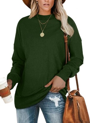 Geifa Tunic Tops For Leggings For Women Fall Tops and Blouses