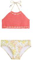 Thumbnail for your product : Zimmermann Goldie Crochet Halter Bikini