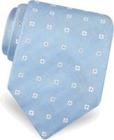 Thumbnail for your product : Forzieri Gold Line- Rounded Flower Dots Woven Silk Tie