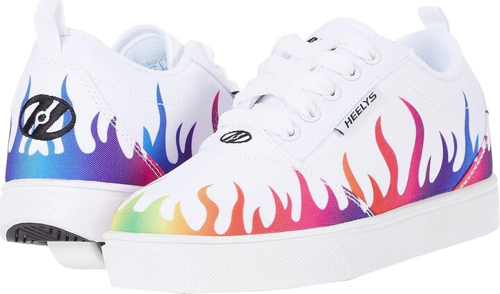 Heelys Pro 20 Prints Sneakers (Little Kid/Big Kid/Adult) (White/Rainbow)  Girls Shoes - ShopStyle