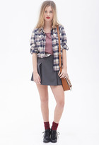 Thumbnail for your product : Forever 21 Forever21 Plaid Western Shirt