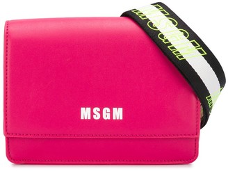 Msgm Kids Logo-Print Should Bag