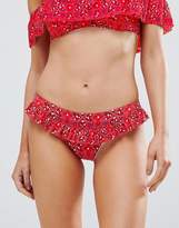 Thumbnail for your product : Floozie by Frost French Bandana Frill Bikini Bottom