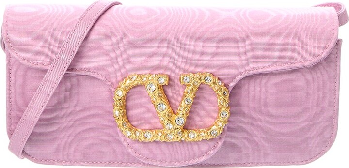 Valentino VLogo Loco Grosgrain Clutch