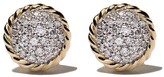 Thumbnail for your product : David Yurman 18kt yellow gold Petite Pavé diamond stud earrings