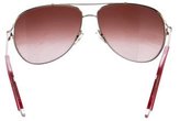 Thumbnail for your product : Christian Dior Gradient Aviator Sunglasses