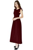 Thumbnail for your product : YMING Women's Retro V Neck Half Sleeve High Waist 1950'S Party Swing Dresses L