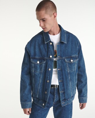 denim jacket with sheepskin lining