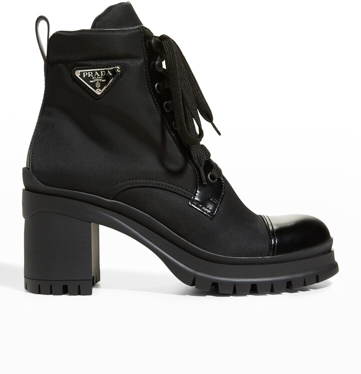 prada combat boots with removable pouch price
