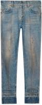 Thumbnail for your product : Gucci Stained denim punk pant