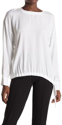 sweater with drawstring