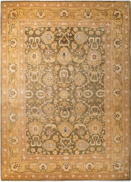 Isabelline Derotha One-of-a-Kind Hand-Knotted 9' x 12'6\