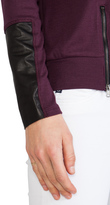 Thumbnail for your product : Heather Leather Cuff Zip Top