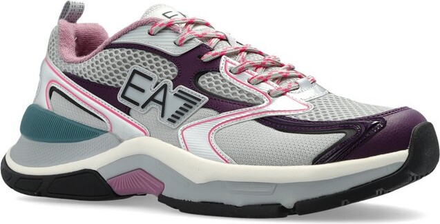 EA7 Emporio Armani Mesh Lace-Up Sneakers