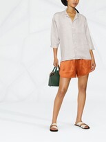 Thumbnail for your product : Stephan Schneider Crop-Sleeve Linen Shirt