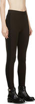 Thumbnail for your product : Givenchy Brown and Black Zipped Cuff Leggings