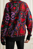 Thumbnail for your product : Farm Rio Jacquard-knit Cardigan - Red