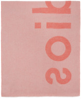 Thumbnail for your product : Acne Studios Pink Logo Scarf