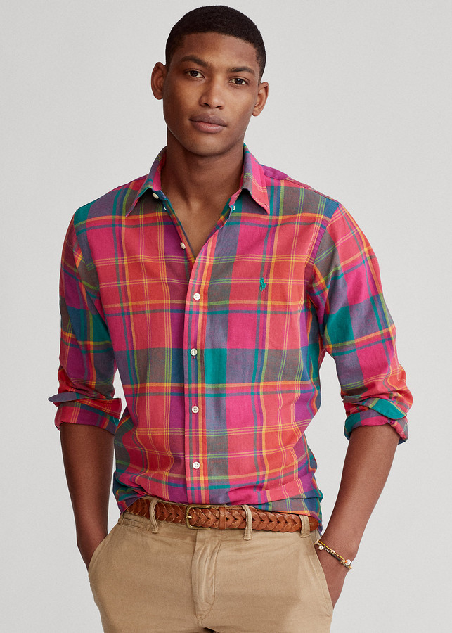Ralph Lauren Classic Fit Madras Shirt - ShopStyle