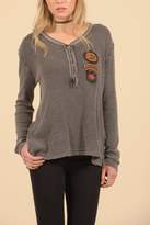 Thumbnail for your product : Vintage Havana Patch Henley Top