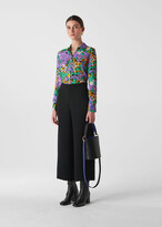 Thumbnail for your product : Simone Floral Print Silk Shirt