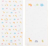 Thumbnail for your product : Mikihouse Animal-Print Motif Two-Piece Towel Set