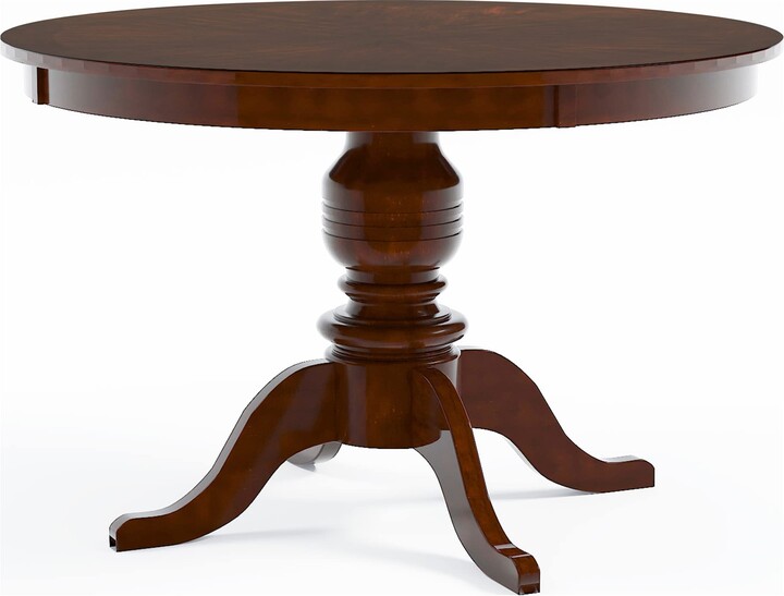 HOMES: Inside + Out Brennan Modern Wood 48 in. Round Table with ...