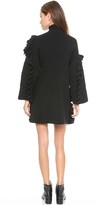Thumbnail for your product : 3.1 Phillip Lim Crochet Cable Ruffle Mini Dress