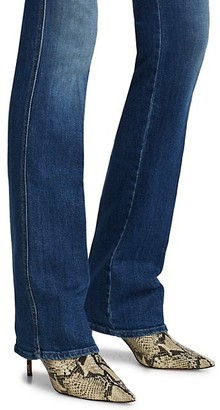 Mother Double Insider High-Rise Bootcut Jeans