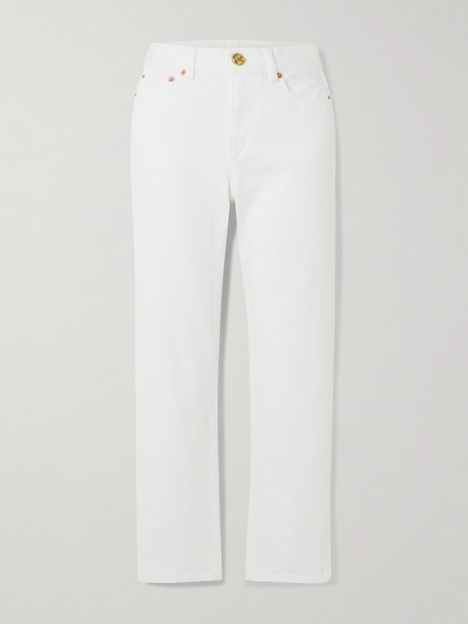 BLAZÉ Milano - Clapotis Paso Mid-rise Slim-fit Jeans - White