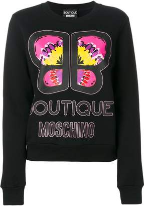 Moschino Boutique logo print sweatshirt