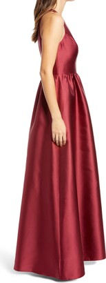 Alfred Sung Satin A-Line Gown