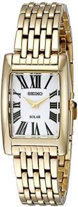 Seiko Women's SUP270 Analog Display Analog Quartz Gold Watch