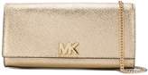Thumbnail for your product : MICHAEL Michael Kors metallic logo clutch