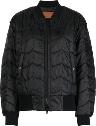 Mulberry Quilted Bomber Jacket