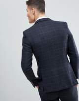 Thumbnail for your product : French Connection Brushed Flannel Slim Fit Tobacco Check Suit Jacket