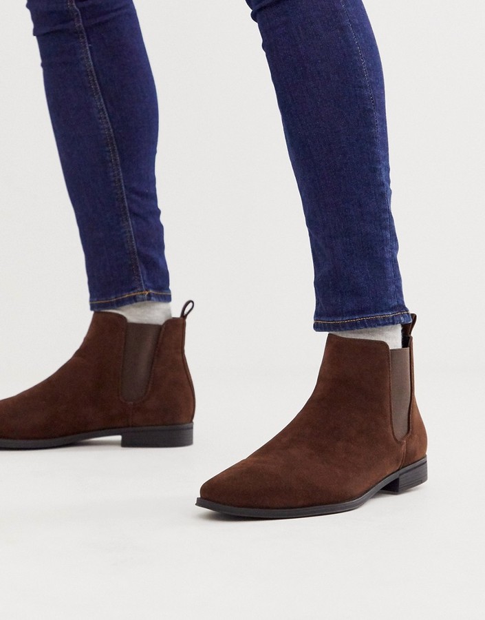 Mens Faux Suede Boots | Shop the world's largest collection of fashion |  ShopStyle UK