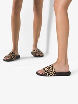 Thumbnail for your product : APL Athletic Propulsion Labs Iconic leopard-print slides