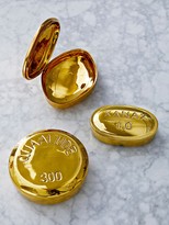 Thumbnail for your product : Jonathan Adler Viagra Polished Brass Pill Box