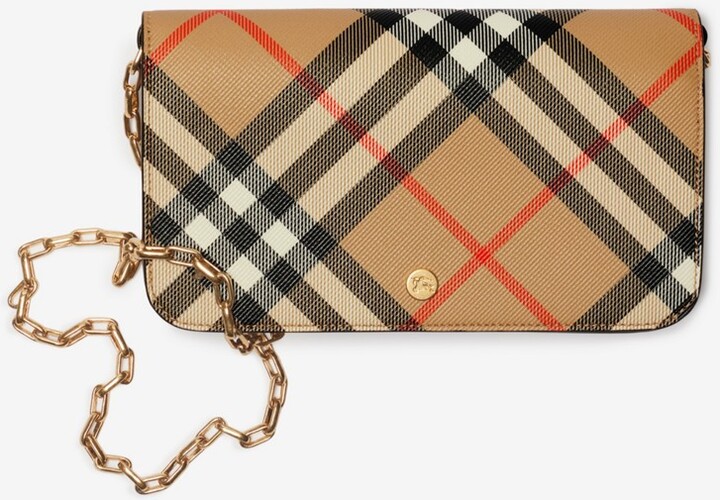 Leather Wallets Burberry Jessie Chain Wallet Burberry LS Jessie CH