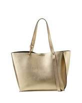 Thumbnail for your product : Rebecca Minkoff Stella Large Metallic Leather Shoulder Tote Bag