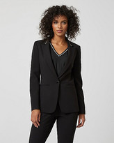 Thumbnail for your product : Le Château Knit Crepe Notch Collar Blazer