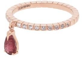 Diane Kordas Spectrum 18kt Rose-gold Diamond & Ruby Ring - Red