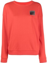 Thumbnail for your product : Armani Exchange Logo-Patch Round Neck Sweatshirt